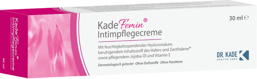 KadeFemin Intimpflegecreme mit feuchtigkeitsspendender Hyaluronsäuare