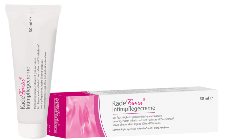 KadeFemin Intimpflegecreme mit feuchtigkeitsspendender Hyaluronsäure