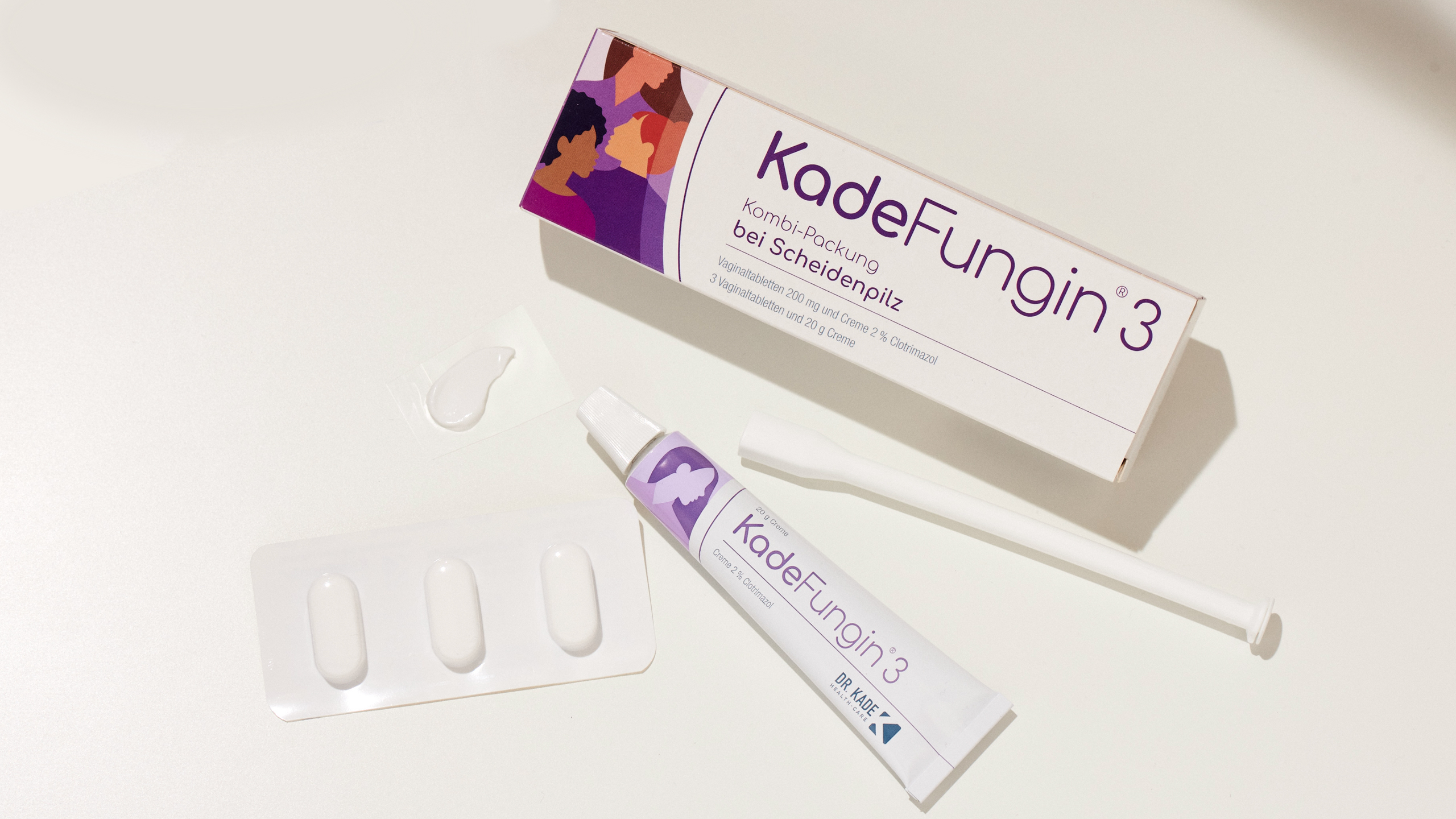 KadeFungin 3 Kombi-Packung bei Scheidenpilz