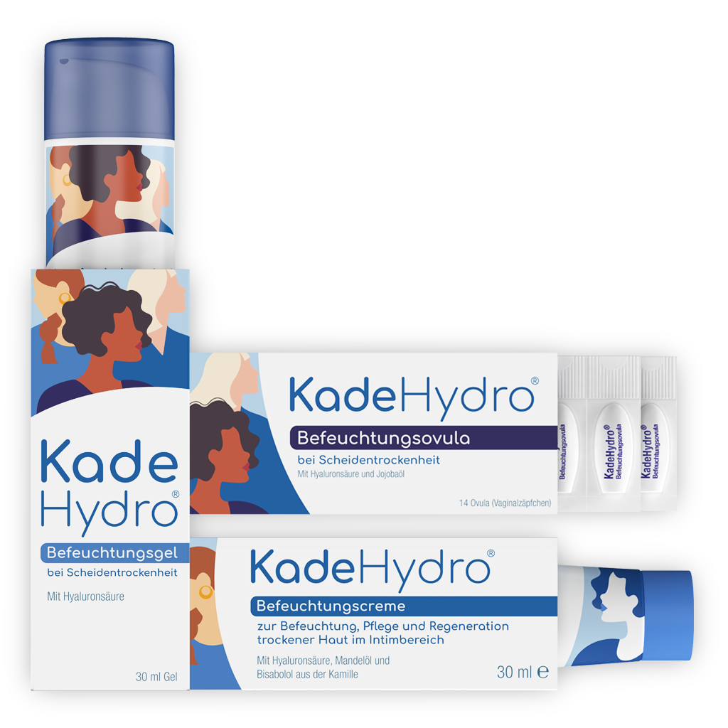 KadeHydro Produkte bei Scheidentrockenheit