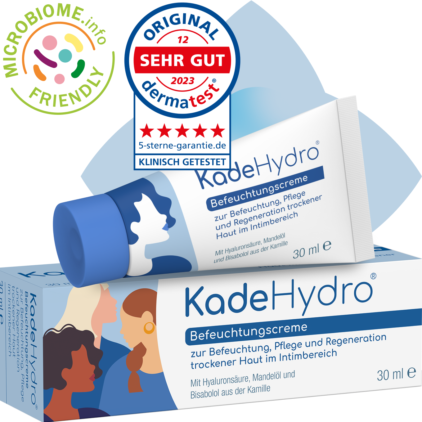 KadeHydro Befeuchtungsgel mit Applikator bei Scheidentrockenheit von DR. KADE KadeHydro Befeuchtungsgel mit Applikator bei Scheidentrockenheit von DR. KADE