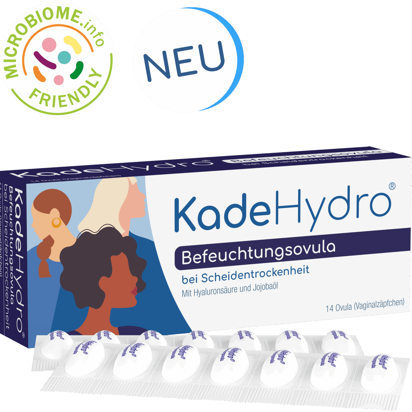 KadeHydro Befeuchtungsovula bei Scheidentrockenheit von DR. KADE KadeHydro Befeuchtungsovula bei Scheidentrockenheit von DR. KADE