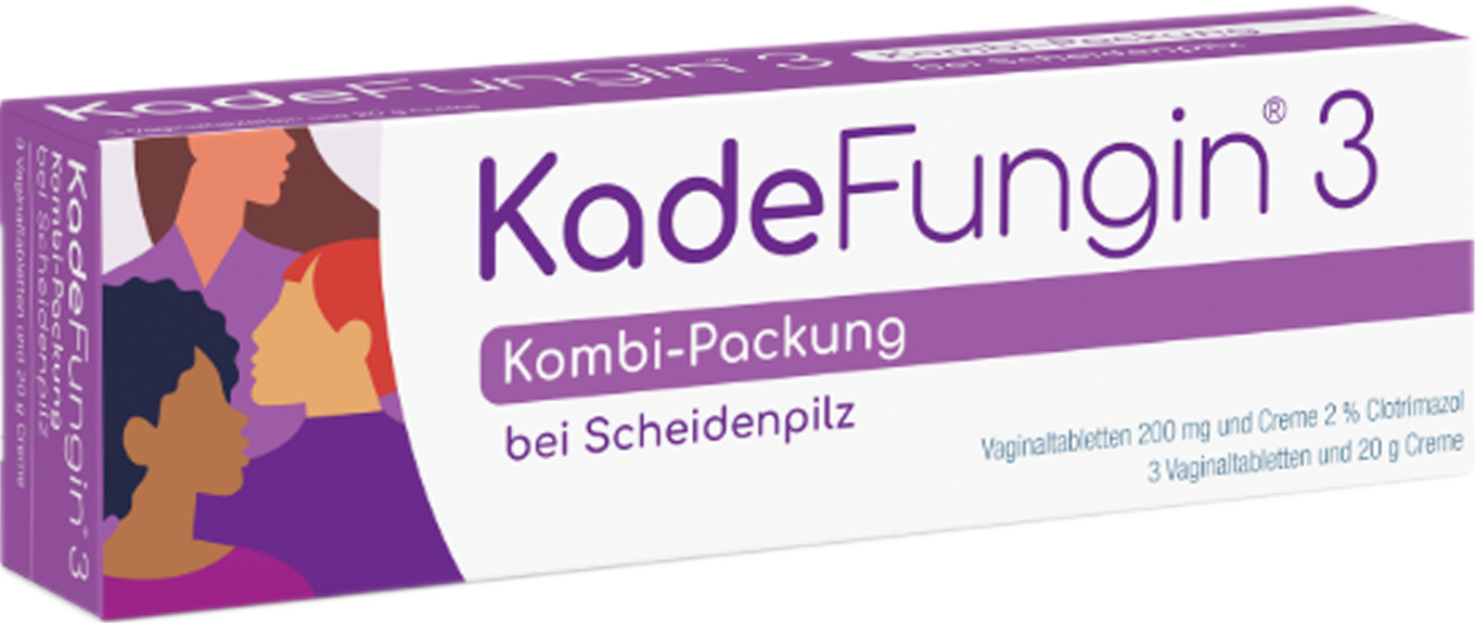 KadeFungin 3 Kombi-Packung bei Scheidenpilz
